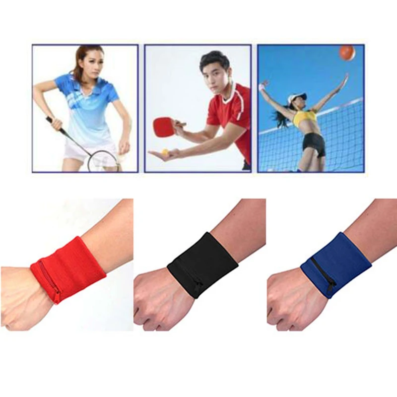 

Travel Wrist Wallet Pouch Portable Pocket Key Zipper Sport Wrist Belt Bag Running Travel Cycling Safe Sport Bag Camping Tool