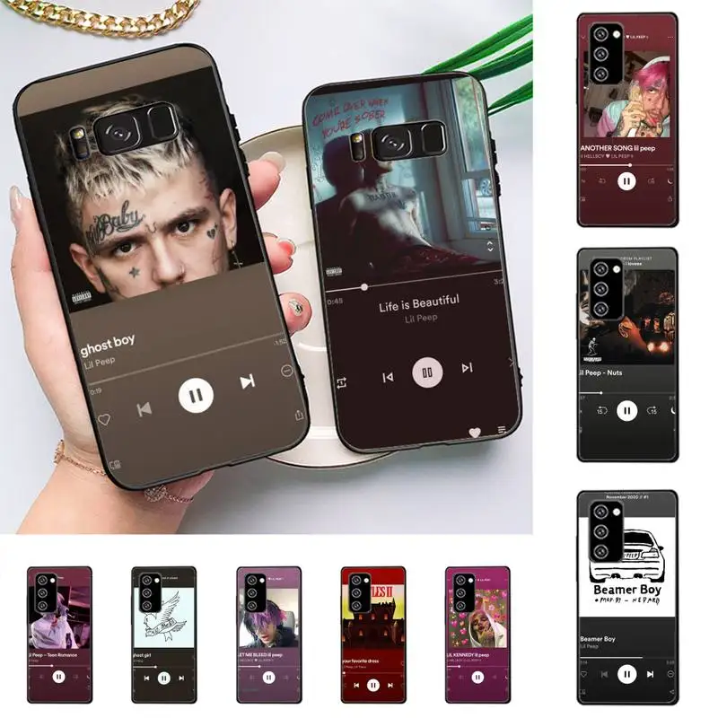 

Lil Peep Hellboy Love album Phone Case for Samsung J 2 3 4 5 6 7 8 prime plus 2018 2017 2016 core
