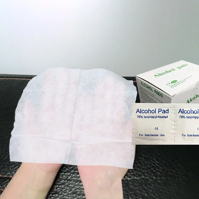 

100 шт./корт. Спиртовая подкладка для дезинфекции, используется отдельная упаковка, хлопковая простыня, портативная для домашней дверной руч...