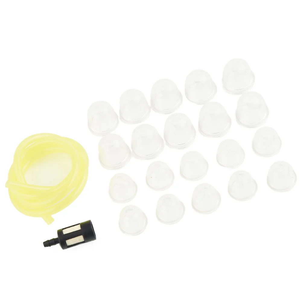 

10 Small Primer Bulb+10 Large Primer Bulb +1fuel Filter+2 Eet Fuel Line For-Whipper For-Snipper For-Honda For-Stihl Trimmer