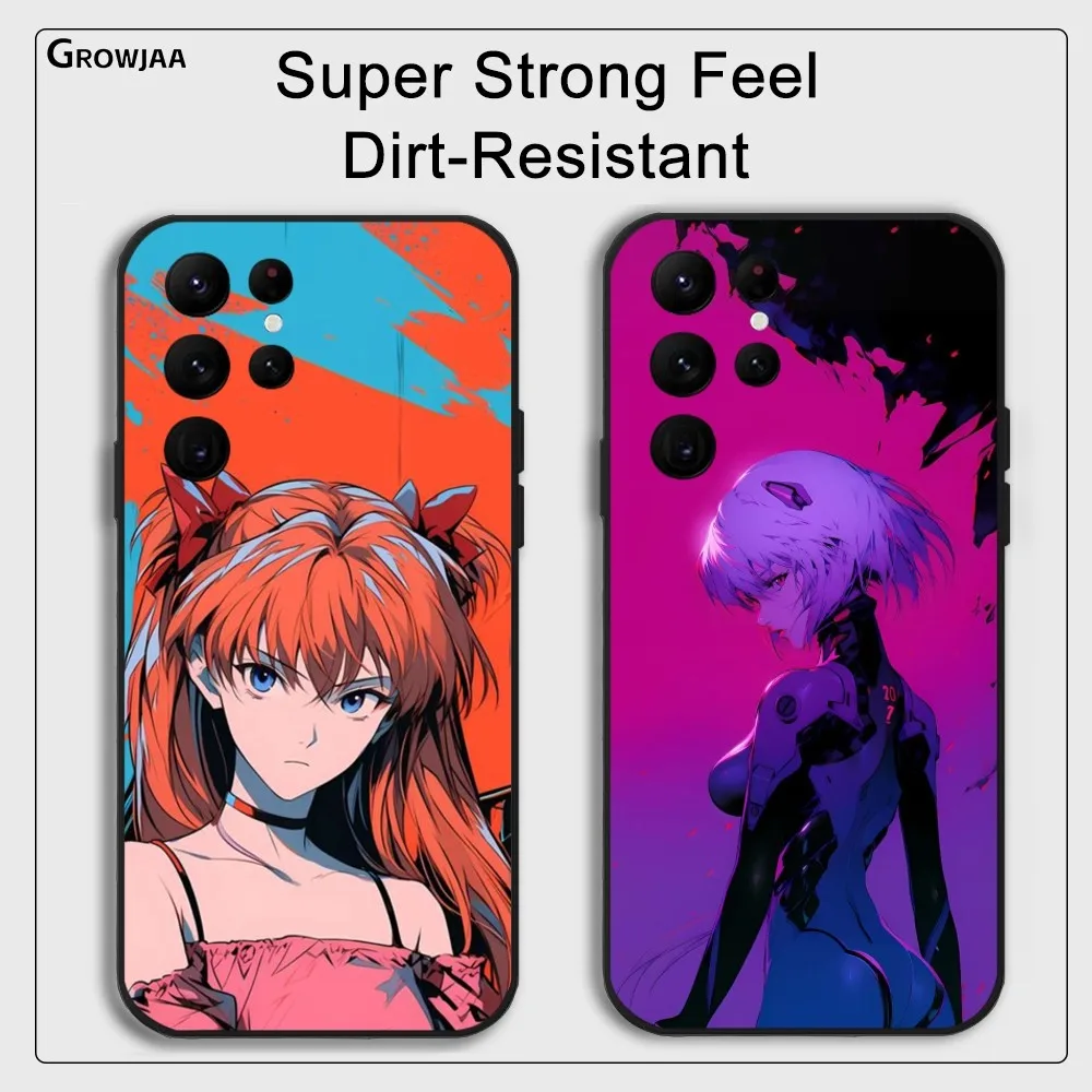 Neon G-Genesis E-Evang elion Чехол для телефона Samsung Galaxy S24 Ultra S22 S23 S21 S20 5G Защитный силиконовый