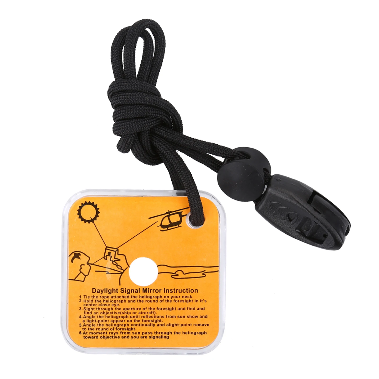 

Outdoor Multifunctional Survival Emergency Rescue Reflective Signal Mirror Tool