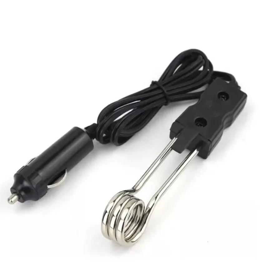 12V 24V 120W Car Immersion Heater Portable High Quality Safe Warmer Electric Boiler Hot Tea Coffee Water Universal 1x
