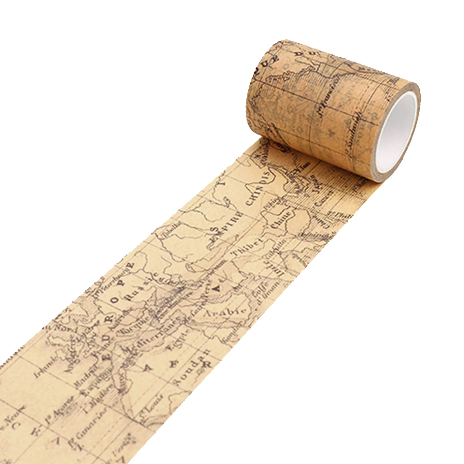 

Washi Tape Stationery Craft For Journaling DIY Decoration Planner Masking Sticker School Free Cut Vintage Style 8m Long