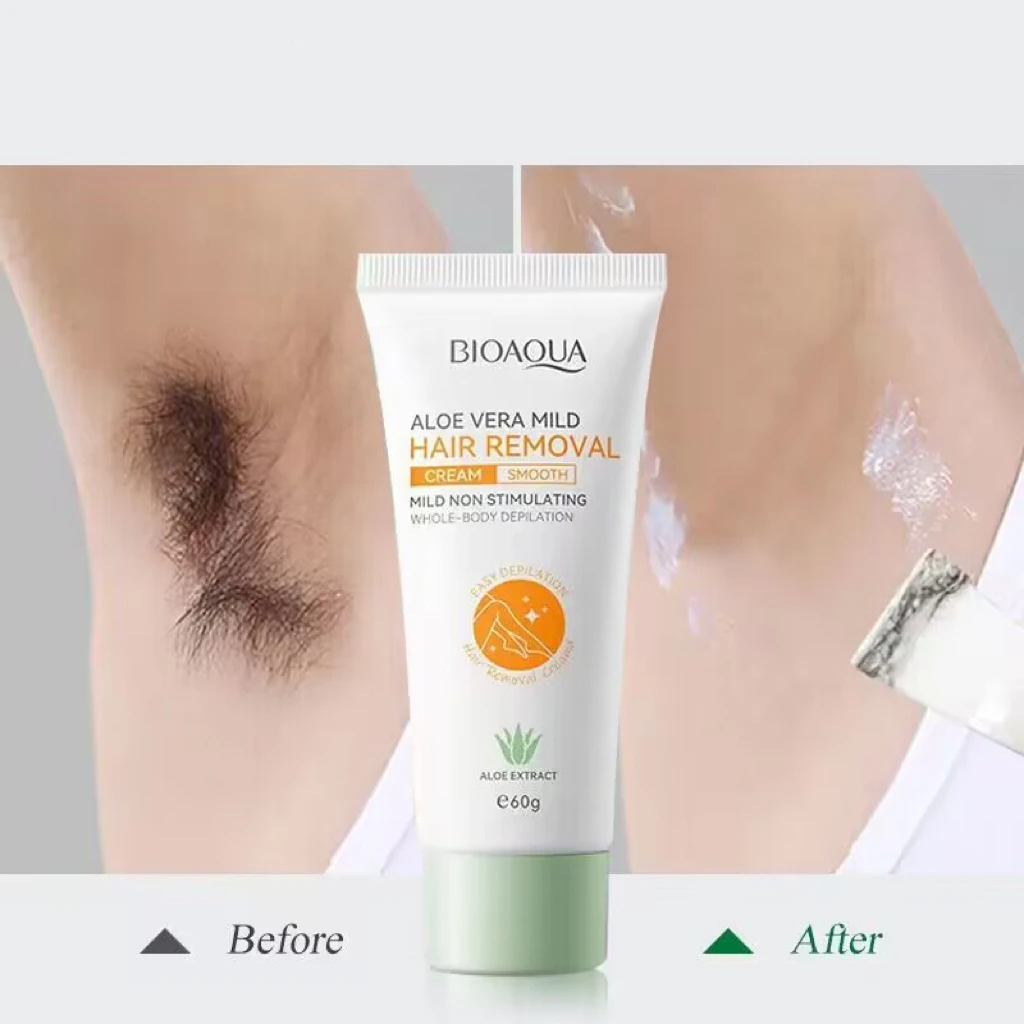 

Permanent Hair Removal Cream Painless Intimate Parts Legs Body Armpit Depilatory Gentle Whitening Nourish Skin Care Products 60g