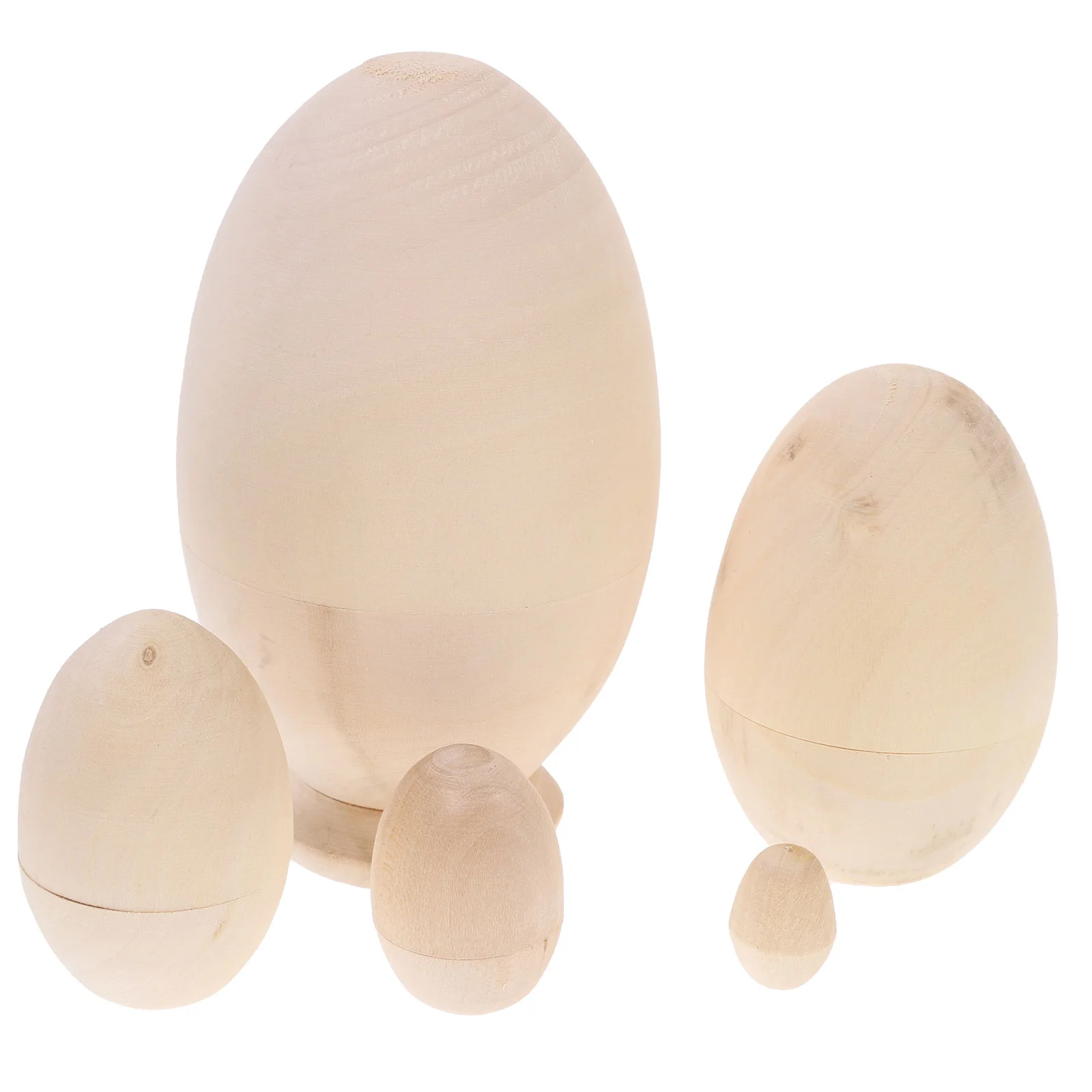 

5 Layer Unpainted Matryoshka DIY Blank Wooden Embryos Russian Nesting Dolls Matryoshka Toy Valentine's Day Gift