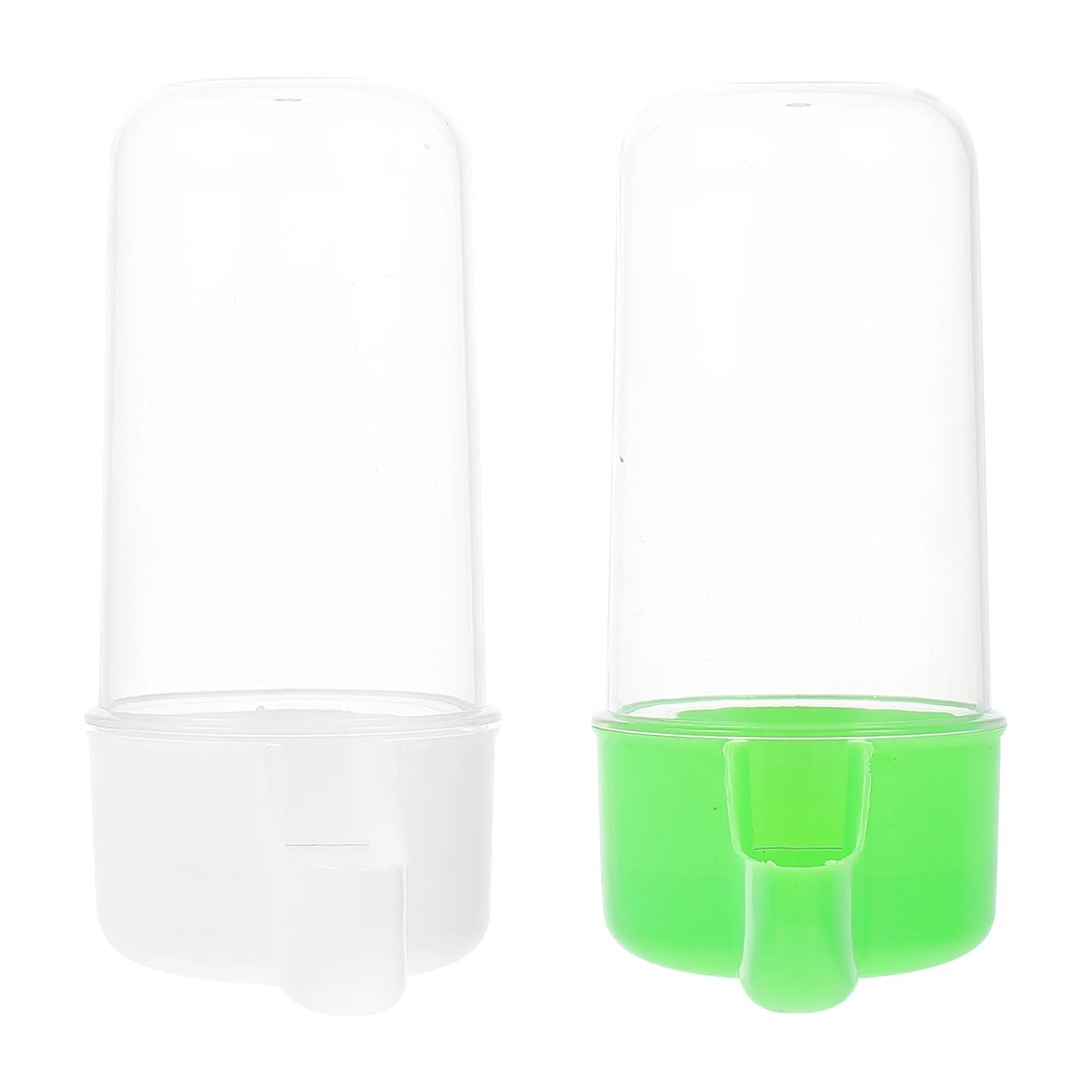 

2Pcs Bird Food Feeder Automatic Water Feeder Home Parrot Food Dispenser Plastic Drinker