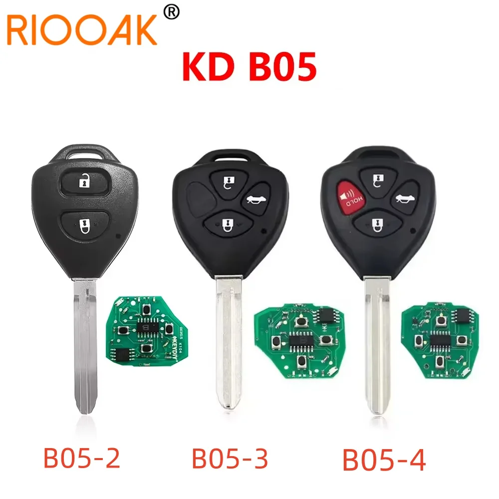 Фото 5 шт. Keydiy KD B05 Универсальный дистанционный ключ B05-2 B05-3 B05-4 для Toyota Style KD B Series Автомобильный дистанционный ключ для KD900 Kd-x2 KD Mini №1