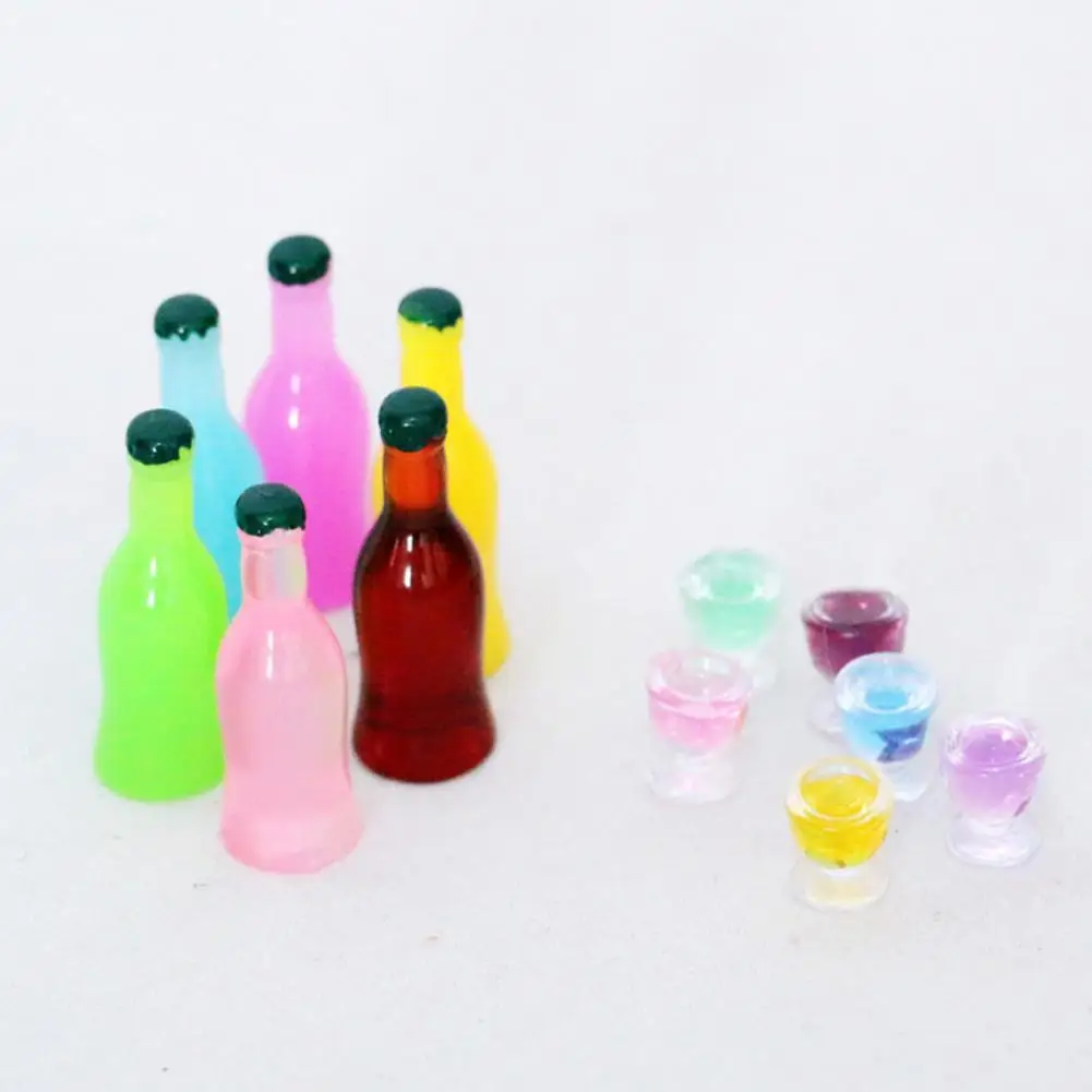 

Модель коктейльных бутылок с гладкой поверхностью, очаровательные фото-реквизиты, чашки для кухни, игрушки для детей