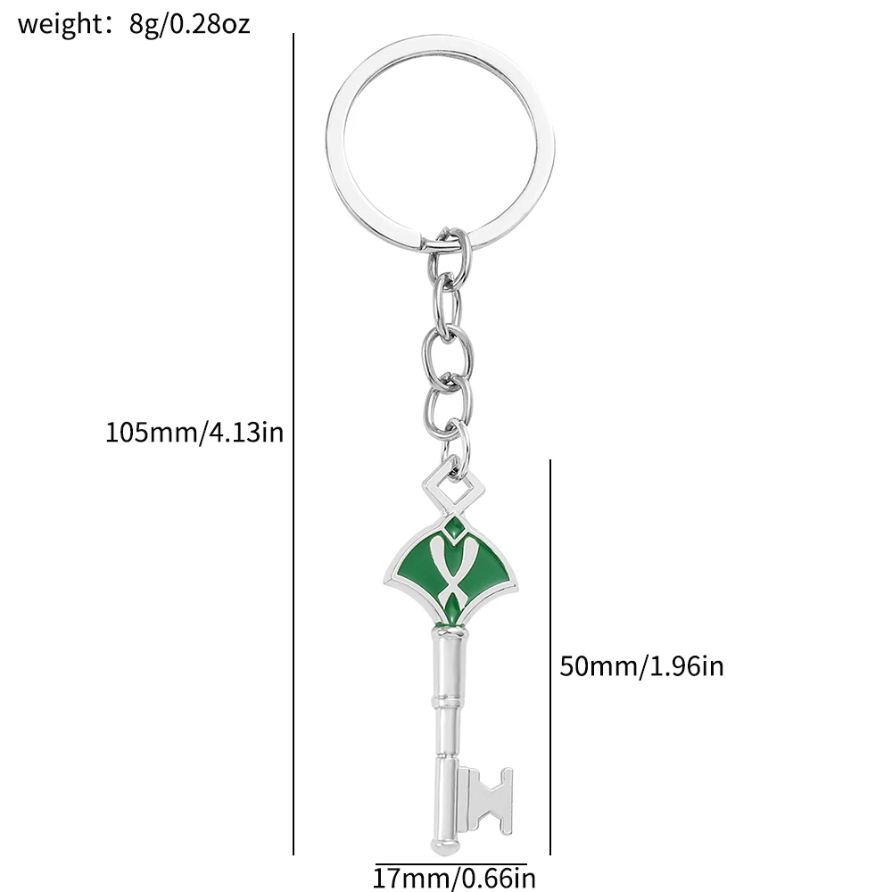 Аниме игра Genshin ударопрочный брелок комната Ключ Эмаль фотоэлемент для рюкзака