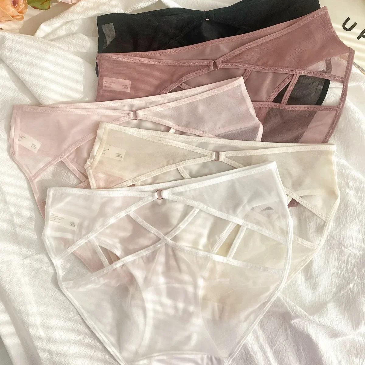 Сексуальные кружевные трусы # 5205 новый весенний стиль полый дизайн приятное для