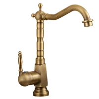 antique kitchen faucet european brass wash basin retro basin hot and cold 360 degree rotation sink faucet