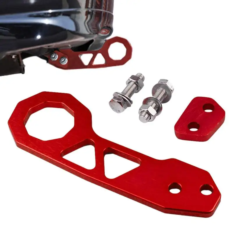 

Car Tow Hook Rear Tow Towing Hook For Universal Car Aluminum Alloy Car Tail Towing Hook-Car Modification Universal Trailer Hook