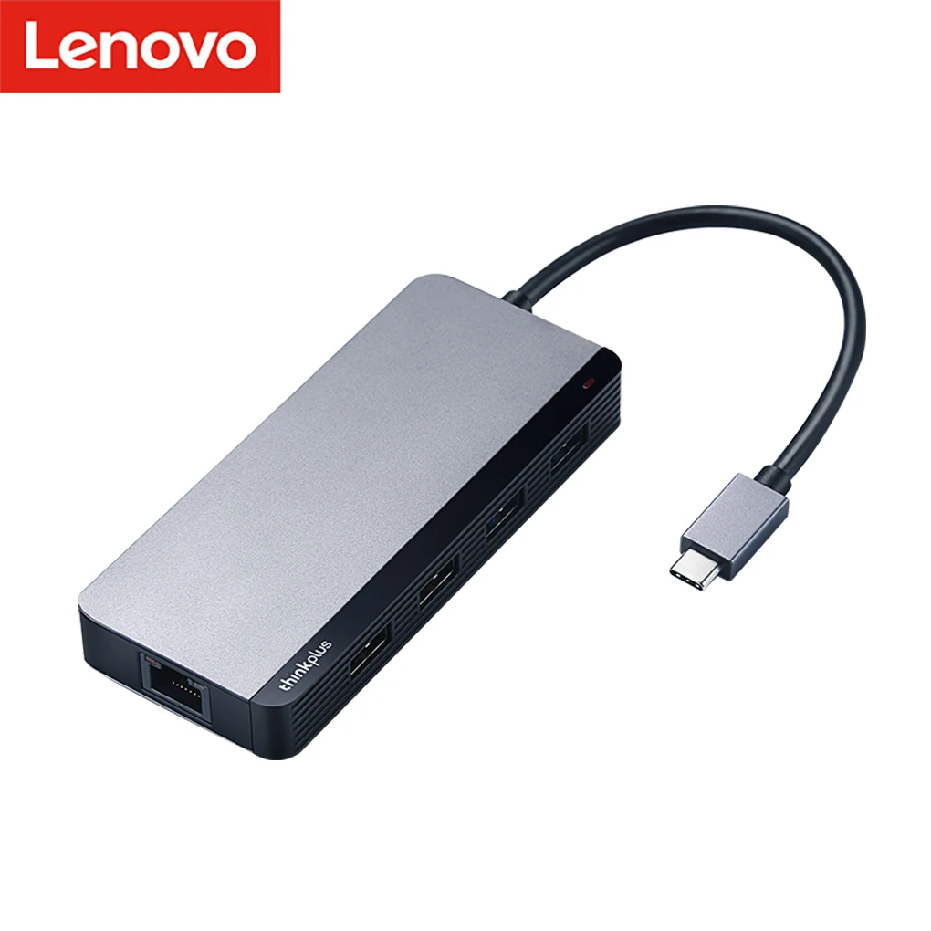 

USB-C LC07-R Hub многофункциональная док-станция с USB на Type-C, компактная док-станция, высокоскоростной удлинитель, замена без задержки для Lenovo
