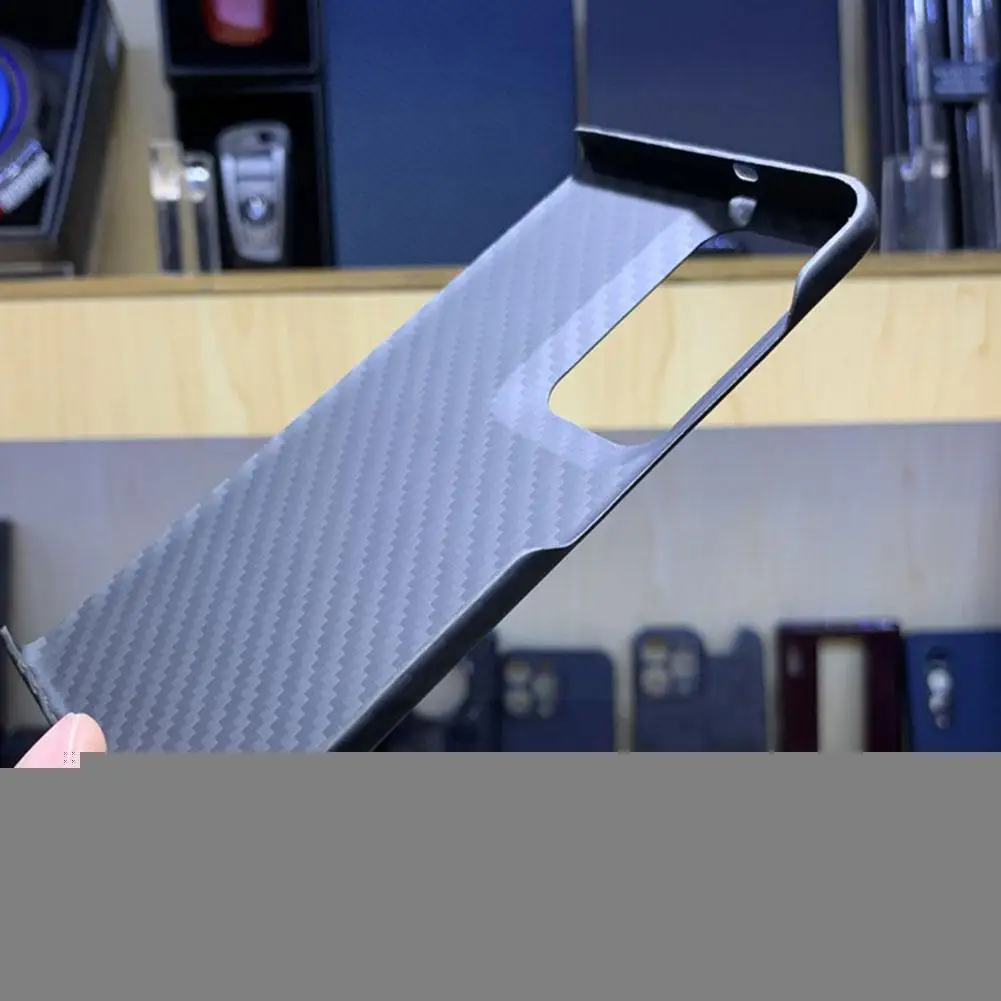 

For Find N Smartphone Ultra-thin Carbon Fiber Pattern Protective Cover Shockproof Folding For Find N M4y9