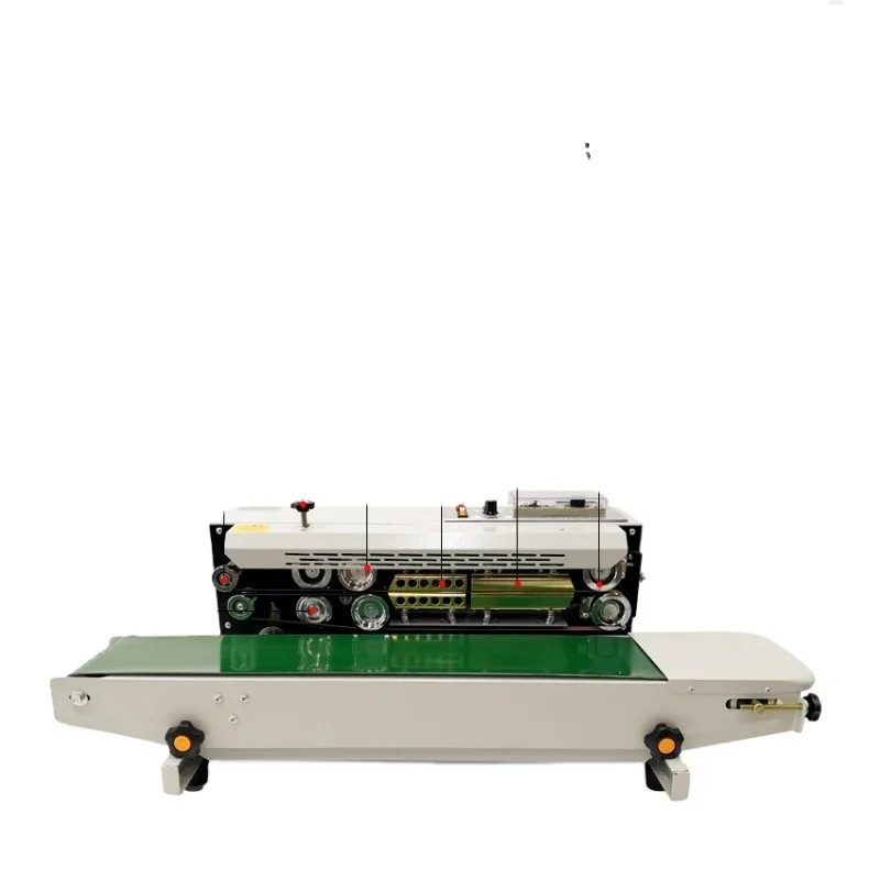 

Swansoft FR-900 Automatic horizontal plastic film bags heat sealing machine continuous band sealer