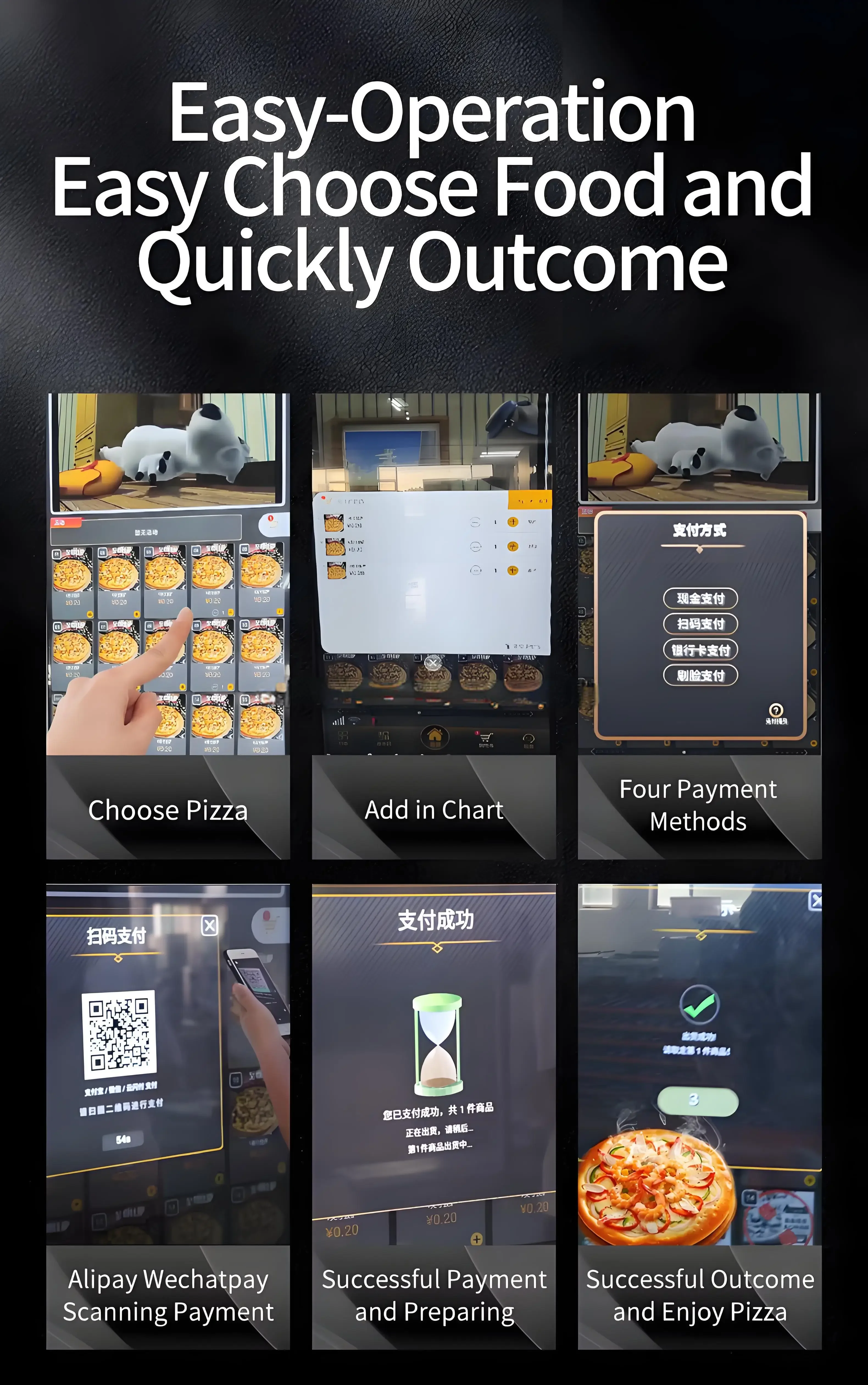 Фото Автоматические вендинговые аппараты для пиццы YG 2025 года: высококачественные, настраиваемые под заказ №5