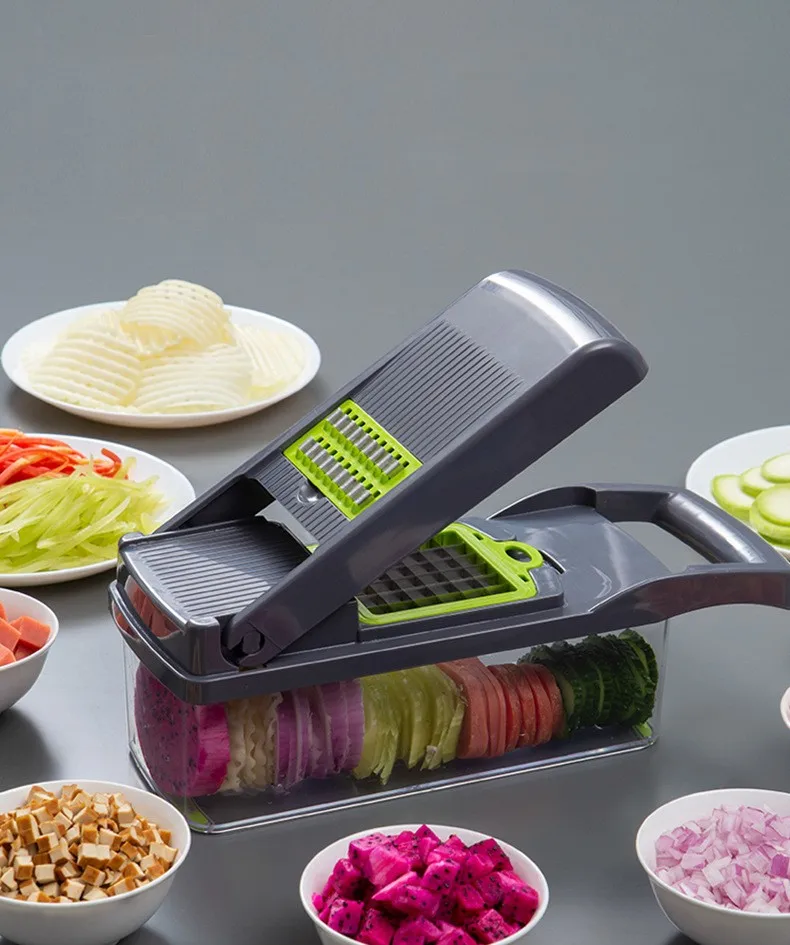 

Multi Functional Vegetable Cutting, Jelly, Dice, Shredder, Shredder, Vegetable Cutting Artifact, Cucumber Slicer, Kitchen Tool