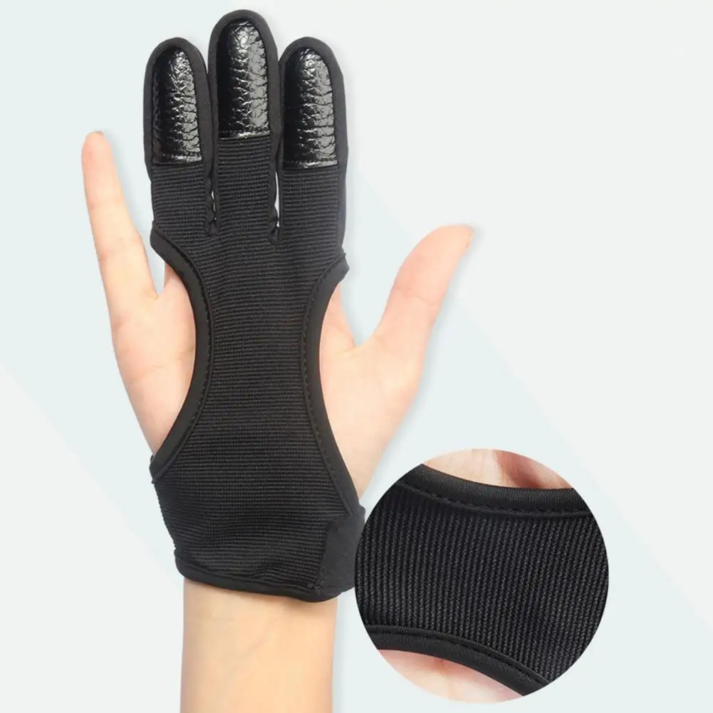 

1Pc Non-slip Lightweight Protection Thickened Fingertips Finger Guard Shooting Glove Archery Gloves for Outdoor Archery