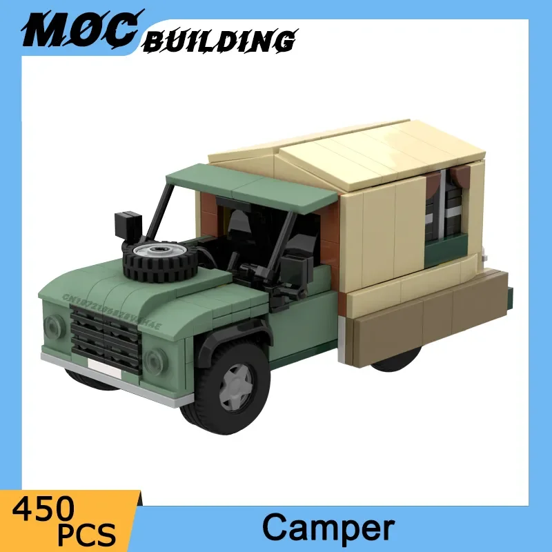 

DIY City Classic Famous Vehicle Camper Car Model Building Blocks Off-Road Tourist Van DIY Assemble Creative Bricks Kid Toy Gifts