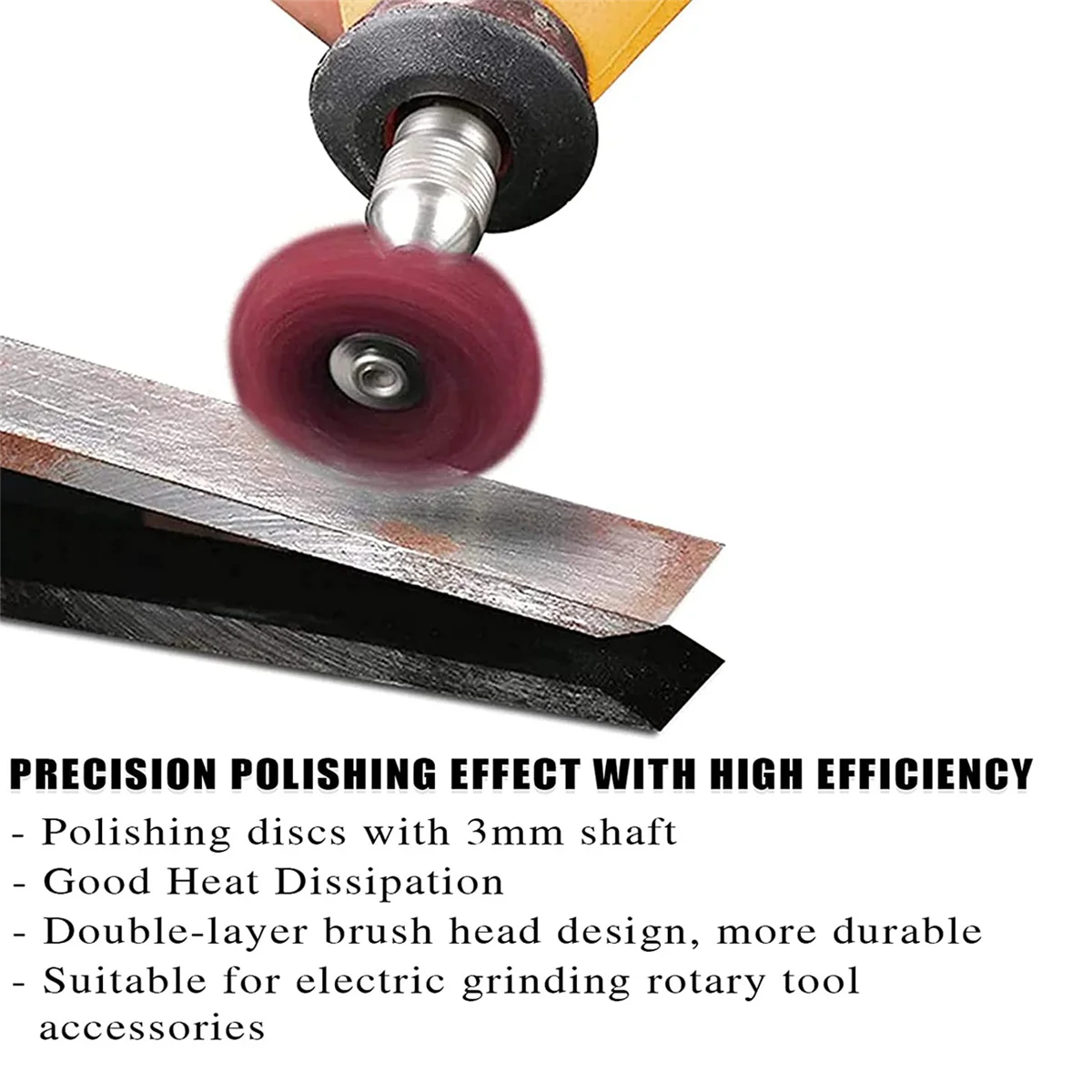 Абразивные полировальные диски 100 шт. диагональ дюйма Грит хвостовика 1/8