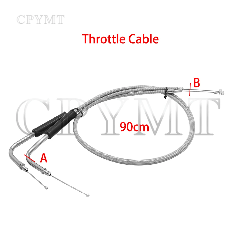 Мотоциклетные тканые стальные провода удлиненный трос дроссельной заслонки