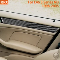Car Door Trim 4 Doors Decorative DIY Carbon Fiber Stickers Cover for BMW E46 1998-2005 Interior Decoration Accessories