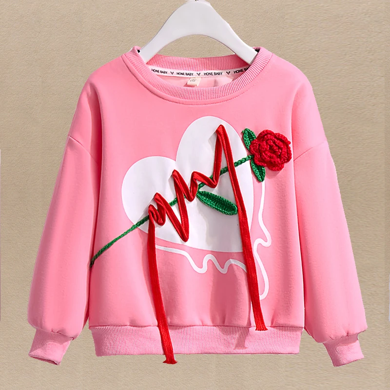 

Girls Shirts for Girls Tops Cotton Long Sleeve Flower Blouses Toddlers Outfits Kids Clothes Autumn Spring Vestidos 8 10 12 Years