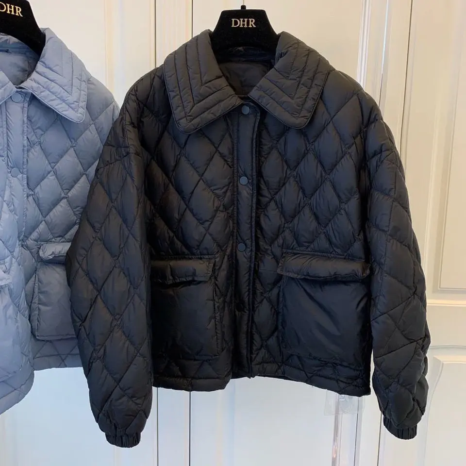 

Lapel Light Short Cotton Jacket Women 2022 Winter Wear New Thickened Warm Cotton Jacket Cotton-padded Jacket Winter
