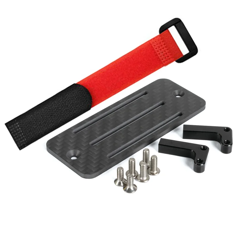 Лоток для батареи из углеродного волокна крепление приемника ESC осевого SCX10 Capra 1/10