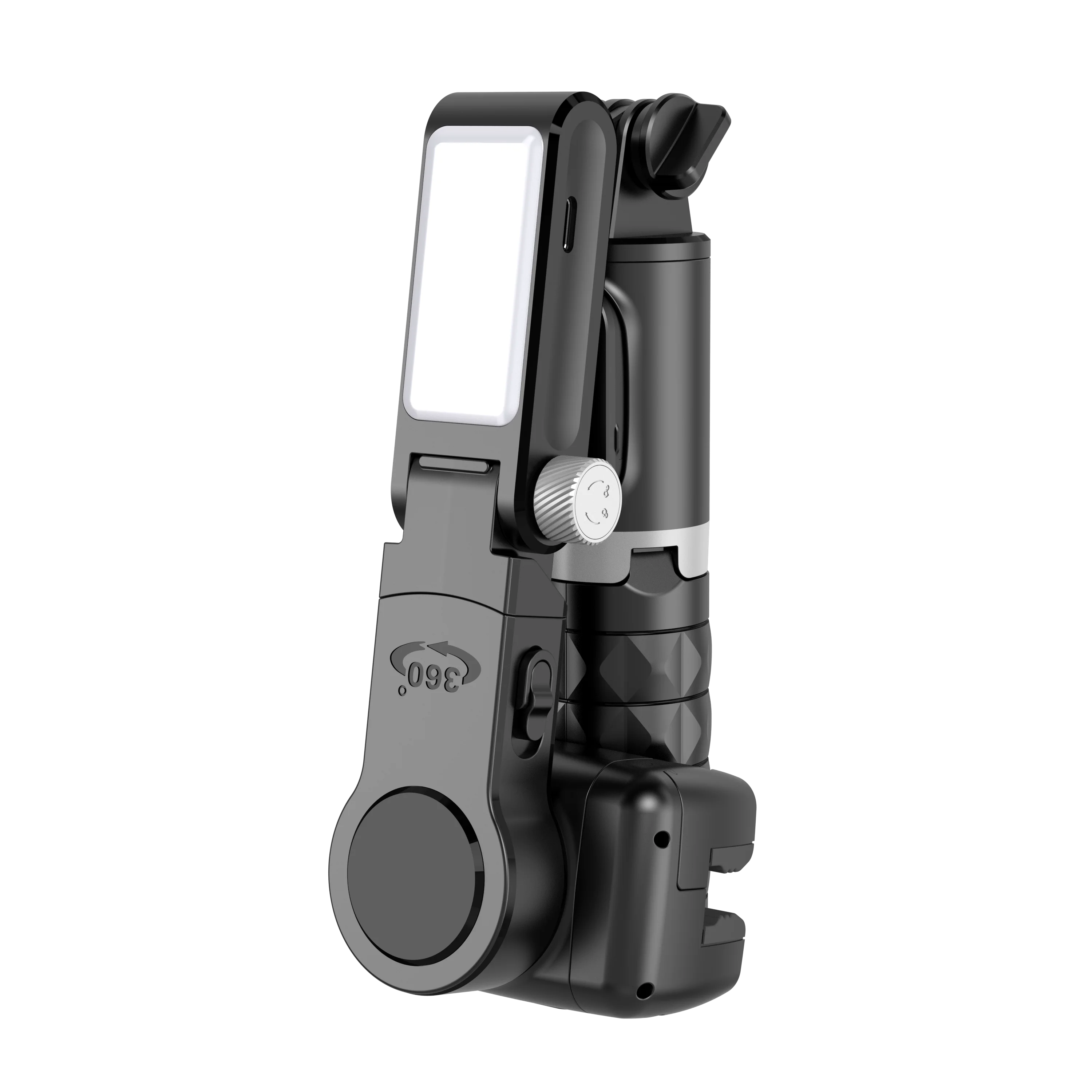 

Q18 Desktop Following the shooting Mode Gimbal Stabilizer Selfie Stick Tripod with Fill Light for Smart Phone Smartphone