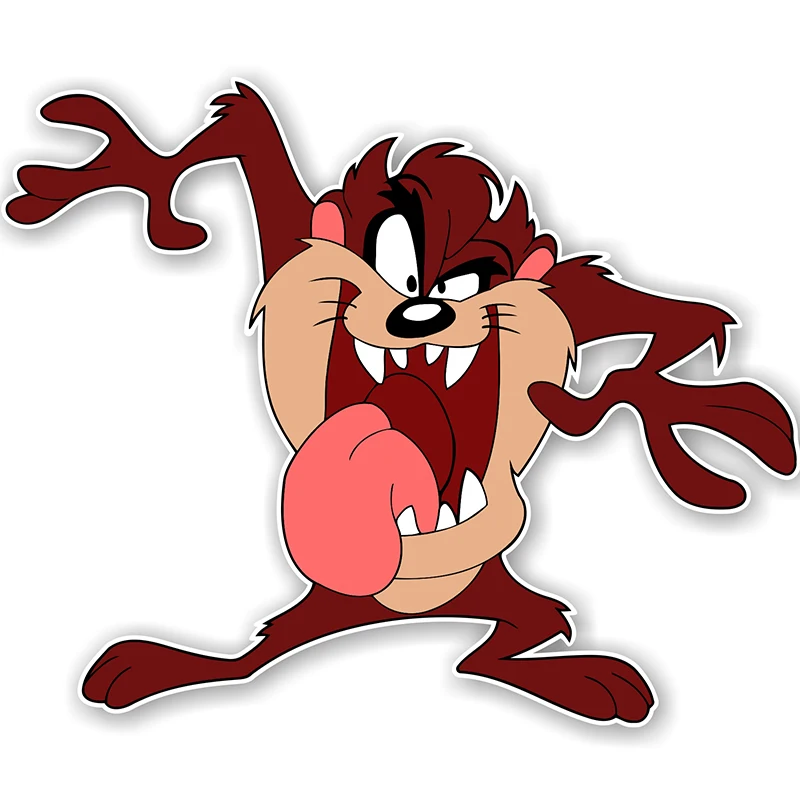 

A-1677 Big Bad Wolf with Long Teeth and Five Claws Modeling Fashion Car Sticker PVC Auto Motorcycle Waterproof Creativity Decal