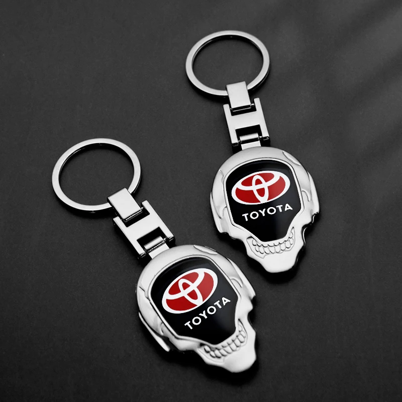 Металлическая 3d-эмблема для автомобиля брелок ключей Toyota Corolla E150 Yaris Aygo Prius RAV4 Camry 40