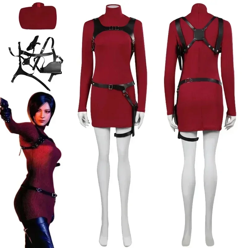 Фото HN8 Resident 4 Remake Village Moth Lady Evil Косплей Фэнтезийный костюм Платье для девочек и взрослых Vampire Lady Dimitrescu Хэллоуин Carn) 4Dc №2