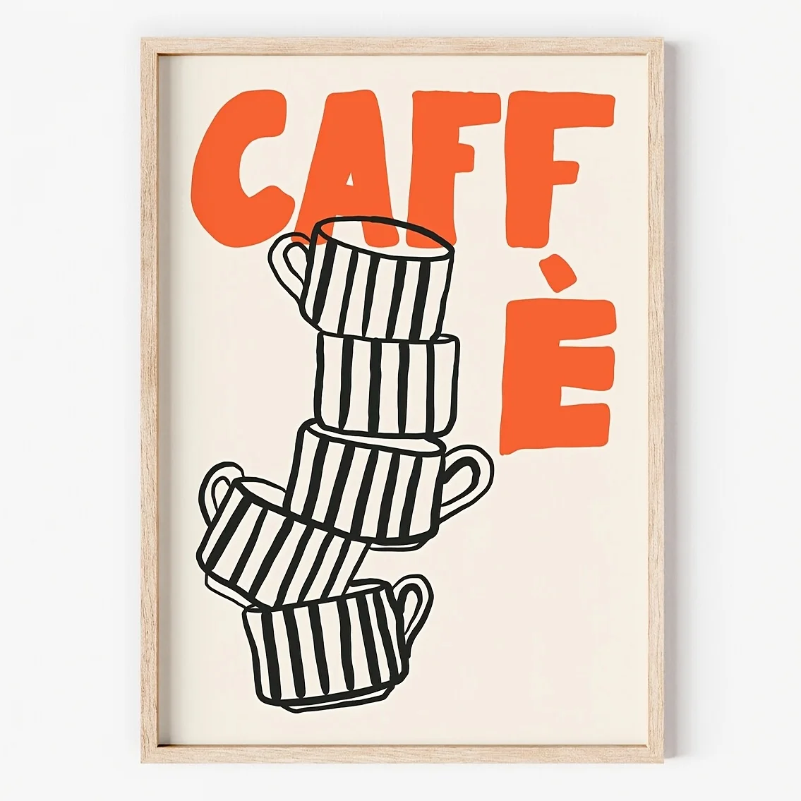 

Настенная живопись "Caffé", печать на холсте