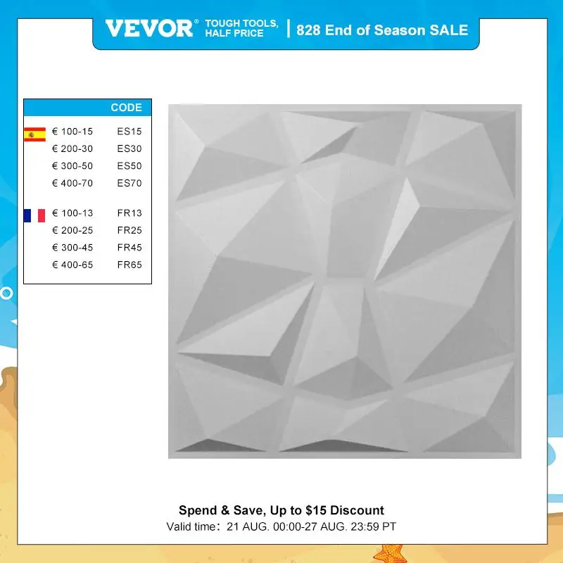 VEVOR 13 Шт 3D наклейки на стены самоклеящиеся ПВХ настенные плитки декор комнаты DIY 3D обои декор стен гостиная наклейка на стену детская комната