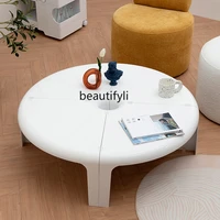 zqnordic coffee table creative combination stitching side table nordic household round coffee table