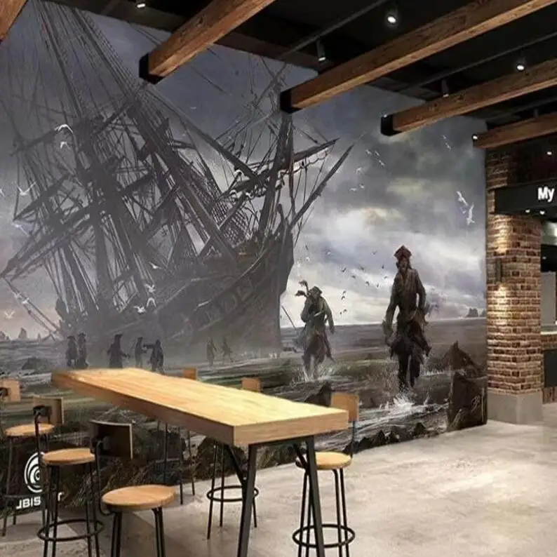 

3D wallpaper modern high-definition ocean ship 3D TV wall murals wallpaper for walls 3 d