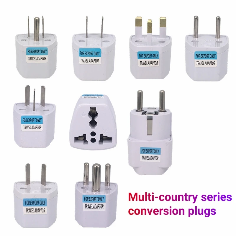 

1pcs Power Plug Adapter AU EU To US UK Conversion Electrical Socket USA Israel Brazil Travel Adapter Plug Converter Japan Korea
