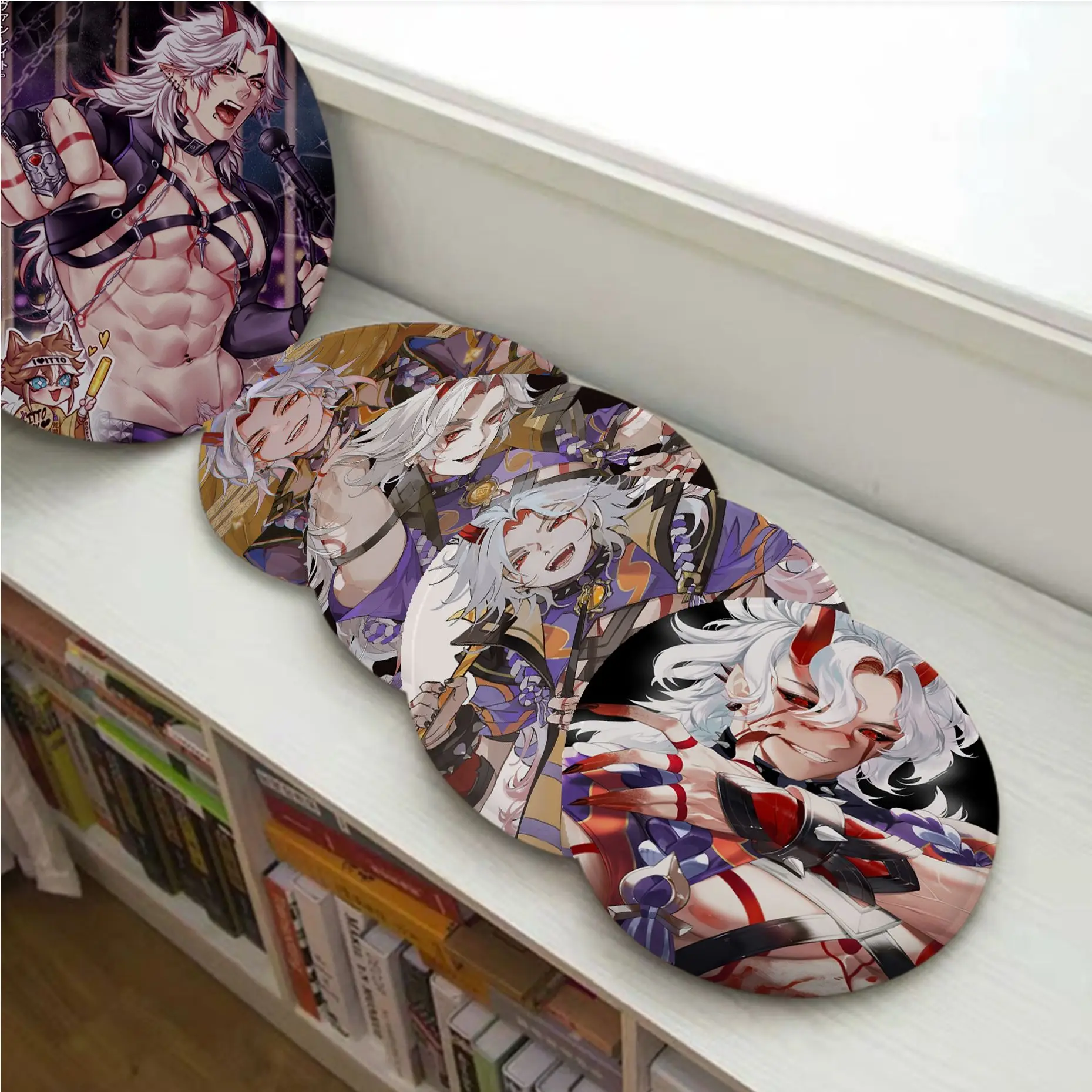 

Genshin Impact Arataki Itto Nordic Printing Chair Mat Soft Pad Seat Cushion For Dining Patio Home Office Indoor Cushion Pads