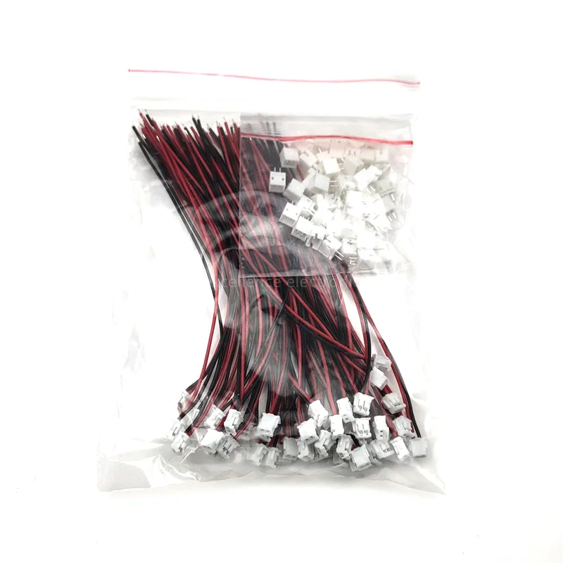 

50 комплектов мини микро ZH 1,5 2-контактный JST разъем с проводным кабелем 10 см/15 см/20 см