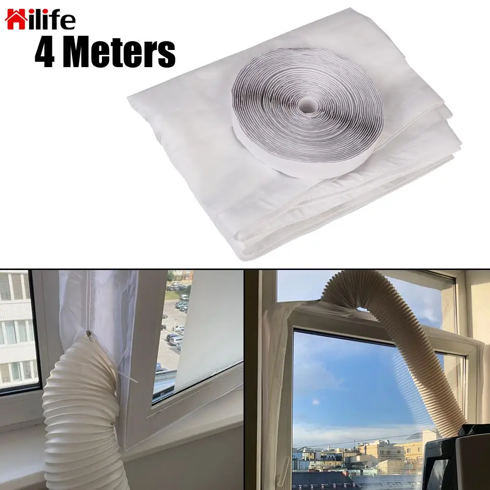 

Гибкая тканевая уплотнительная пластина 4 м, бытовая для переносного кондиционера, воздушного замка, окна с молнией и волшебной наклейкой