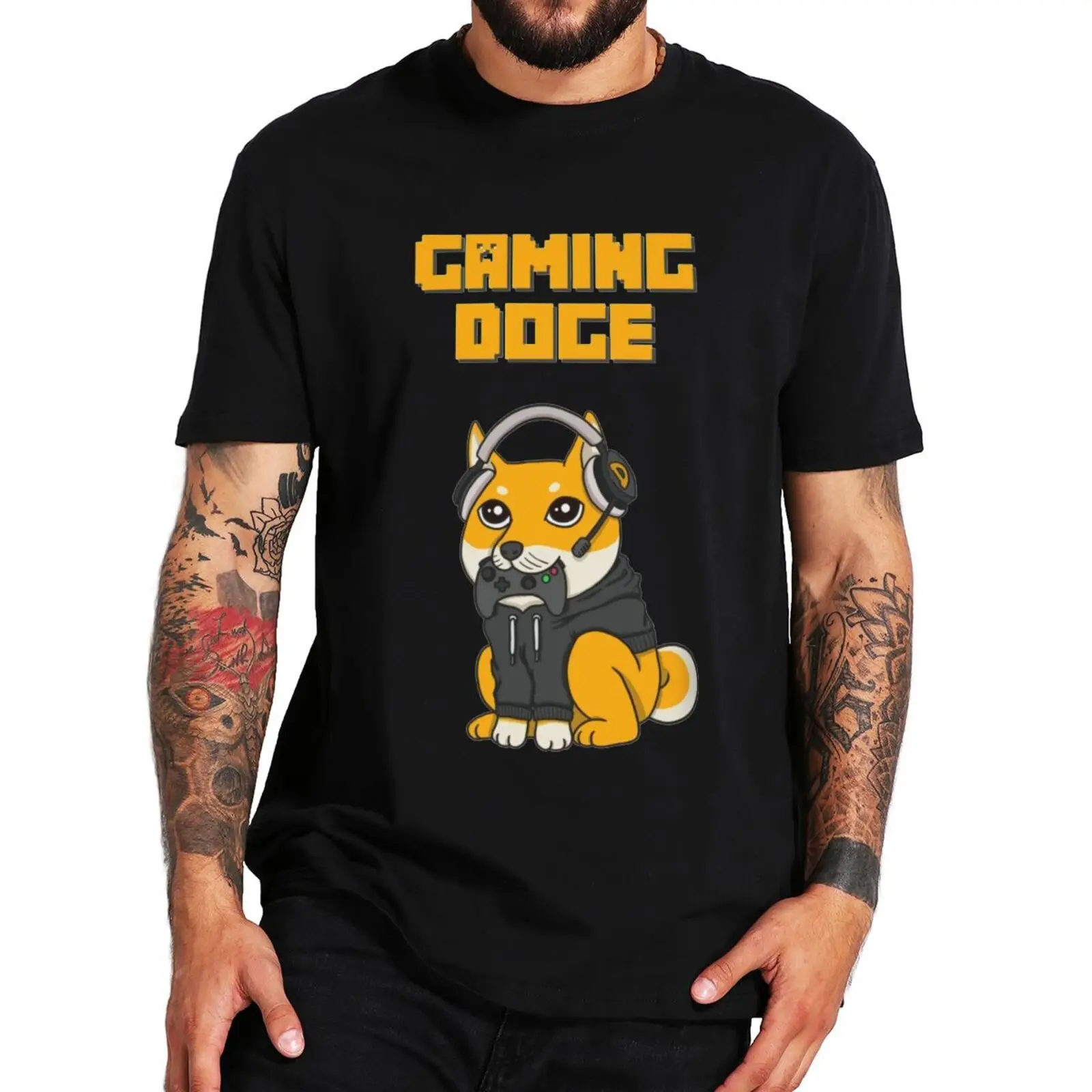 Футболка GamingDoge криптовалюта Nft Game жетон мем монета женская и мужская одежда