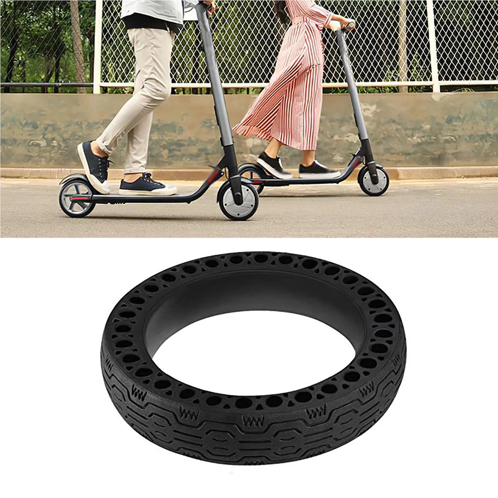 

Шина для скутера, удобная установка, амортизирующие резиновые колеса, ударопрочные шины для скутеров, совместимы с твердыми шинами
