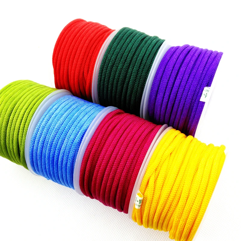

Small round rope 3mm braided thread DIY hand knitted necklace bracelet pendant rope necklace pendant jewelry pendant rope