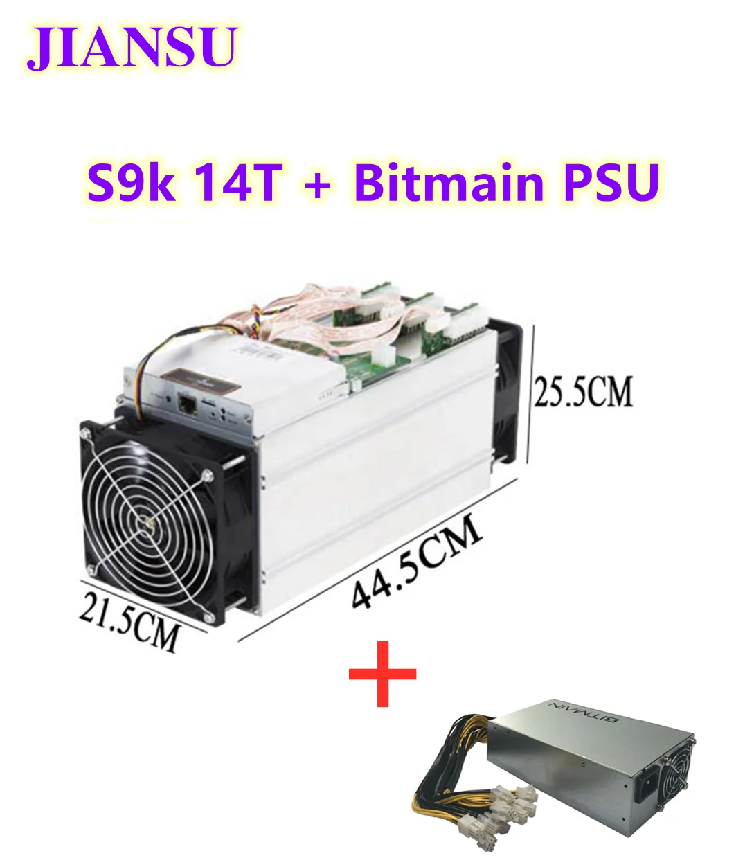 

Used BTC BCH 7nm Asic Miner AntMiner S9K 14T WITH Bitmain PSU Better Than BITMAIN S9 S9j Z9 WhatsMiner M3 M10 in Stock