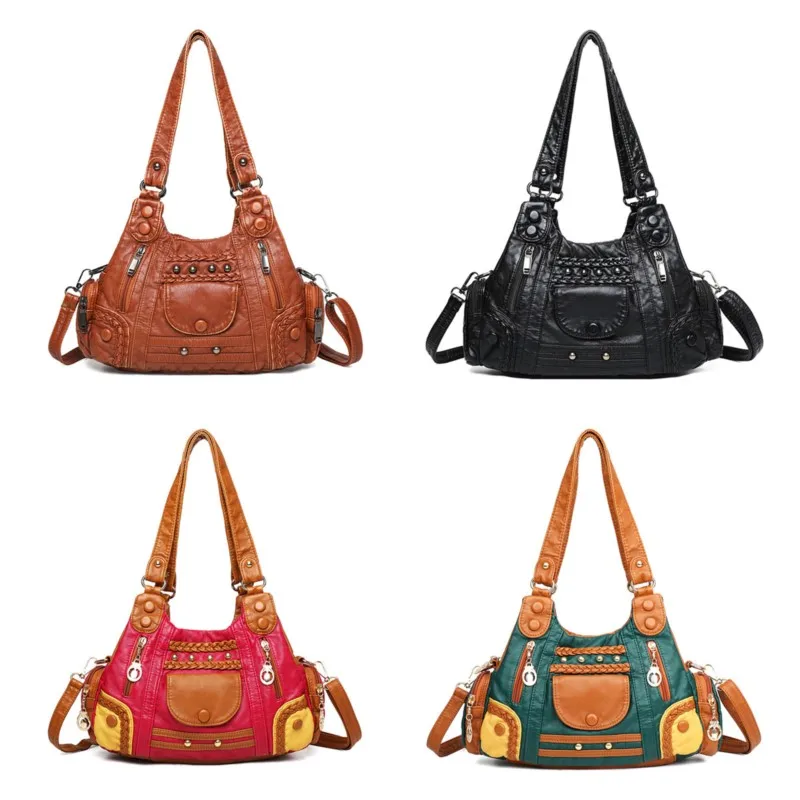 Luxury Designer Bags Women Leather Crossbody Bags For Women Sac Tendance Handbags Shoulder Bags Messenger Female Purse Bolsos