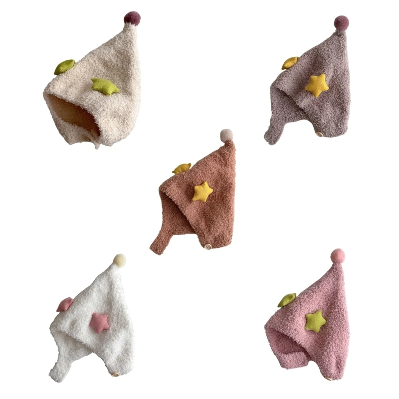 

Warm and Comfortable Baby Star Decor Infant Bonnet Trendy Hat