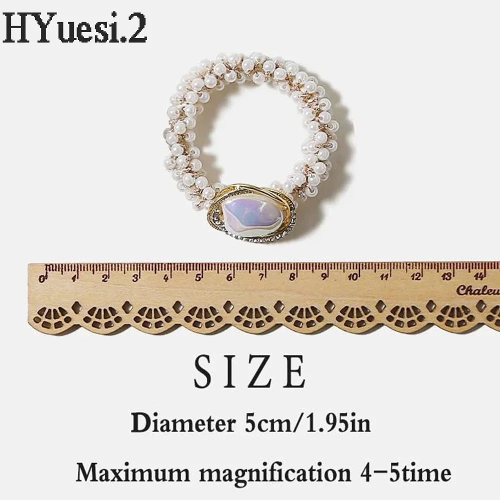 Модные Завязки для волос кошачий глаз завязки простая высокоэластичная лента