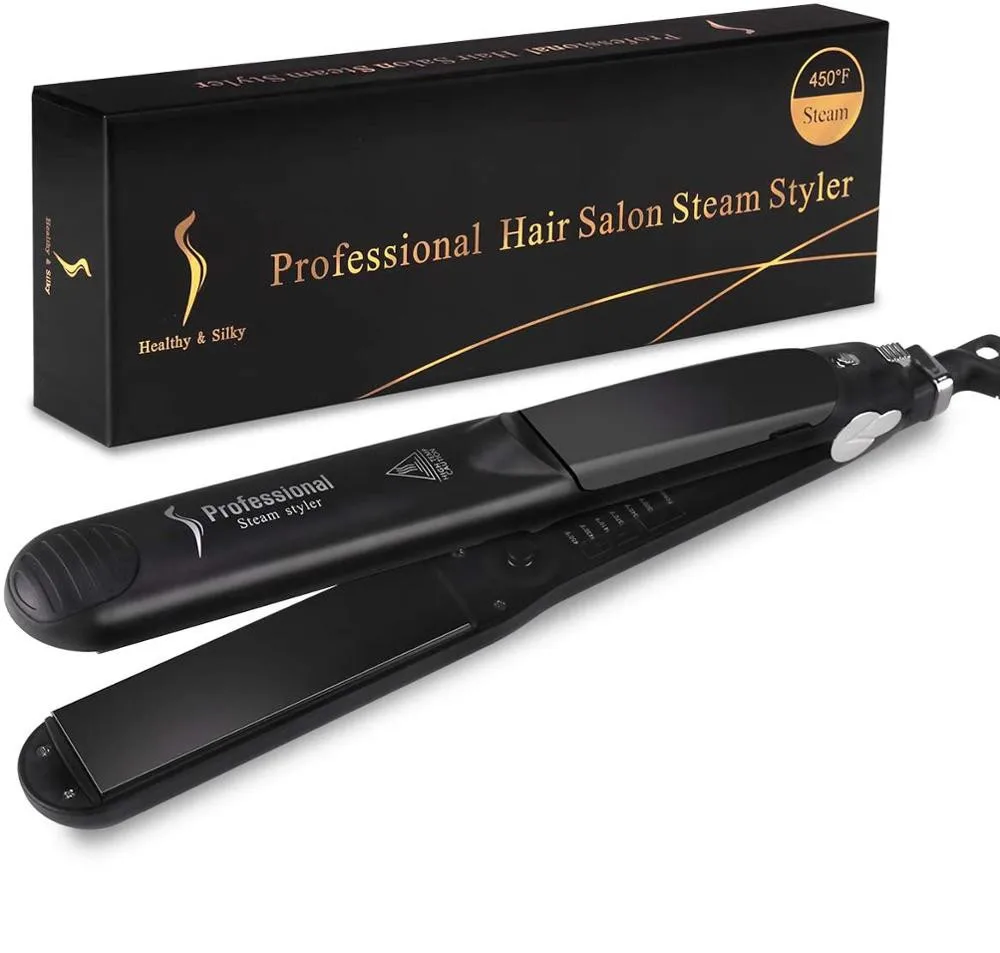 Hair Styling Automatic Steam Infrared Hair Straightener Technology Innovation Curling Iron Automatic Steam Hair Straightener